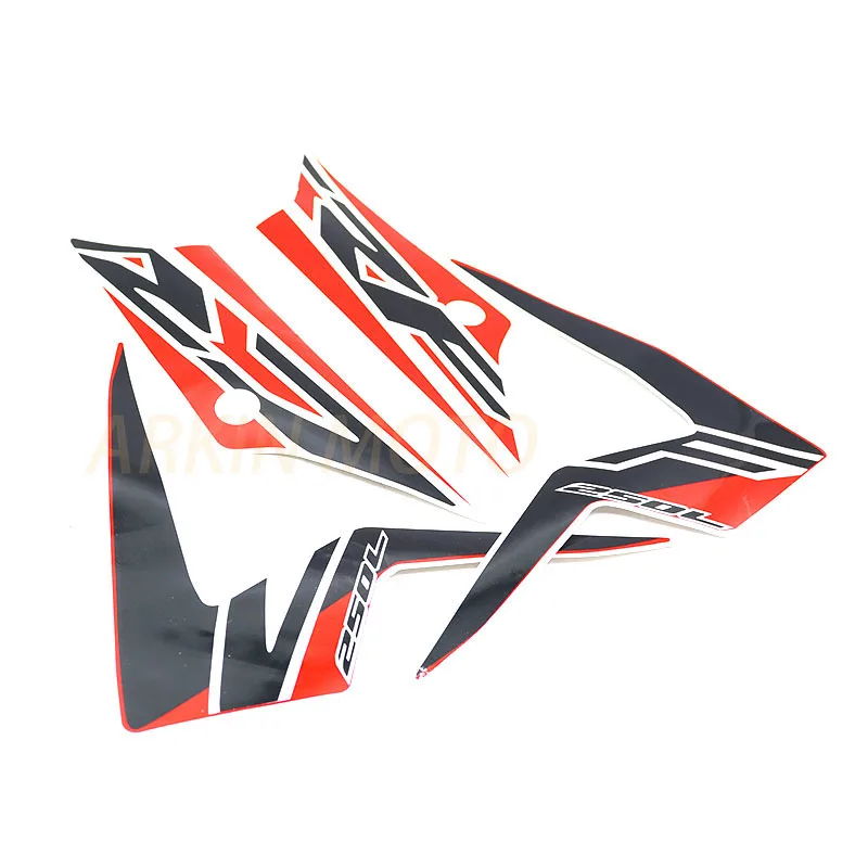 For HONDA CRF250L CRF 250 L 250L Motorcycle Waterproof Decal Sticker Side Fuel Grip Traction Tank Pad Protector Stickers