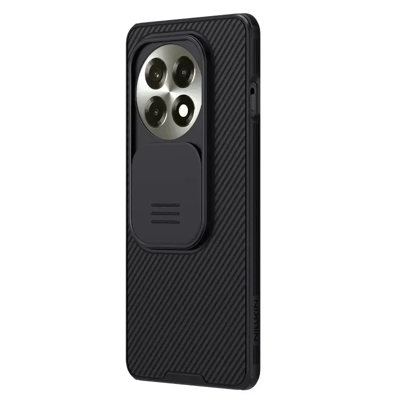 NILLKIN Magnetic Case with Privacy Slider and Anti-Drop Protection, Oil-Resistant Slim Fit Design