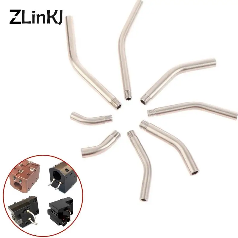 1 stücke m5/m6 ss304 edelstahl gewinde hohl gebogenes rohr für cnc  