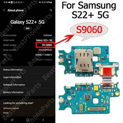 Premium Charging Port USB Connector Replacement for Samsung Galaxy Smartphones (S22 Plus S9060)
