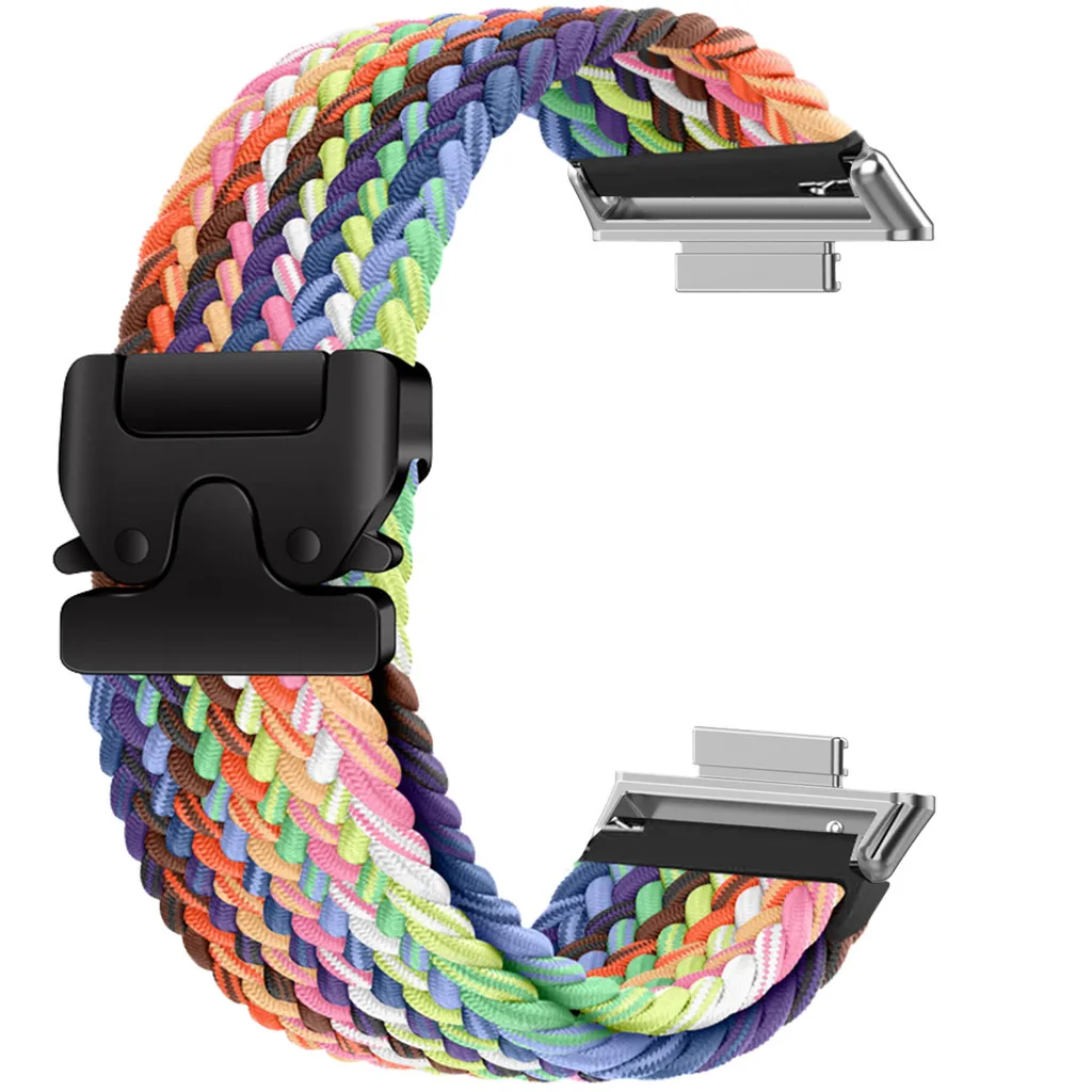 Nylon Elastic Braided Solo Loop Strap for Smartwatches - Unisex Watchband