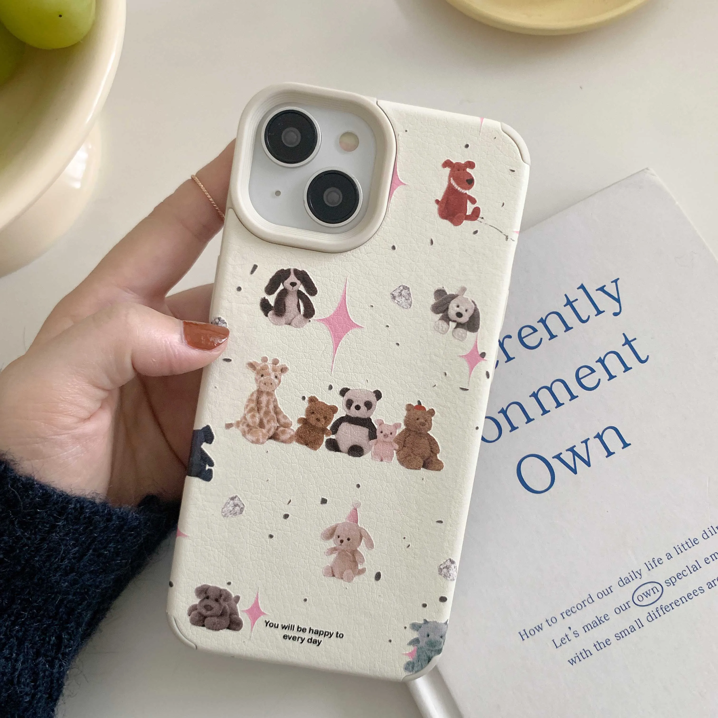 Cartoon Dog Bear iPhone Case