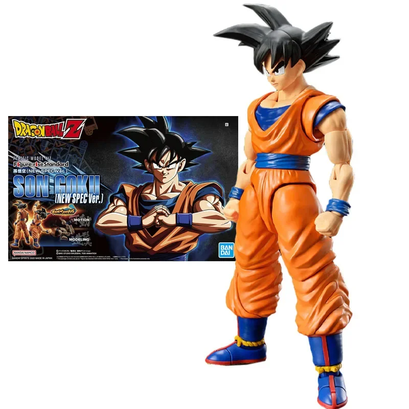 

Bandai Genuine Figure Dragon Ball Model Kit Figure-rise Standard Son Goku New Spec Collection Model Action Figure for Boys Toys