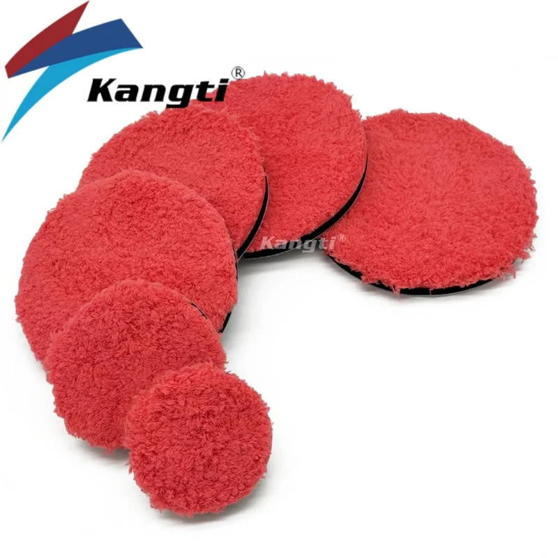 Car Polishing Pad 3"/4"/5"/6"/7" Fast Finishing Microfiber Polishing Pad Disc Kits For DA/RO Car Polisher car polishing pad,car polish pad