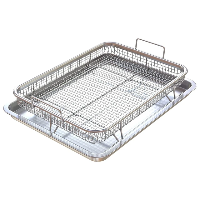 ROTTAY Quarter Baking Sheet Pan with Wire Rack Set [2 Pans + 2