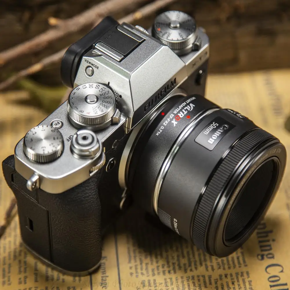 Viltrox-自動フォーカスブースターアダプター,キヤノンEFレンズから富士フイルムXマウントカメラX-H1 X-PRO1 X-E1 X-A1  X-E2S, 0.71x - AliExpress