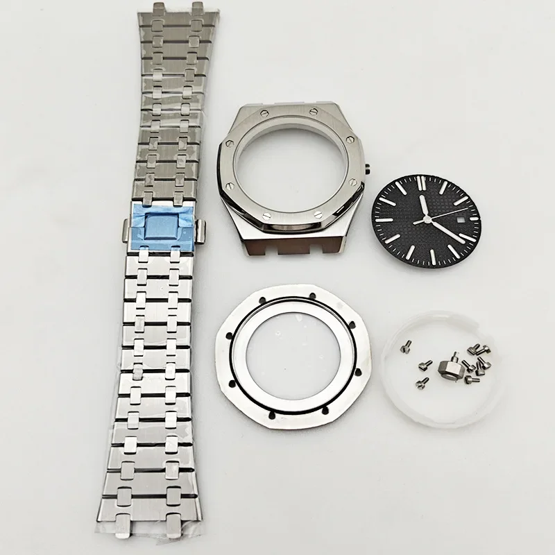 

42MM WATCH CASE for Ap FULL KIT MULTIFUNCTIONAL WATCH ACCESSORIES FOR CALIBRE 2813/8215 Movement