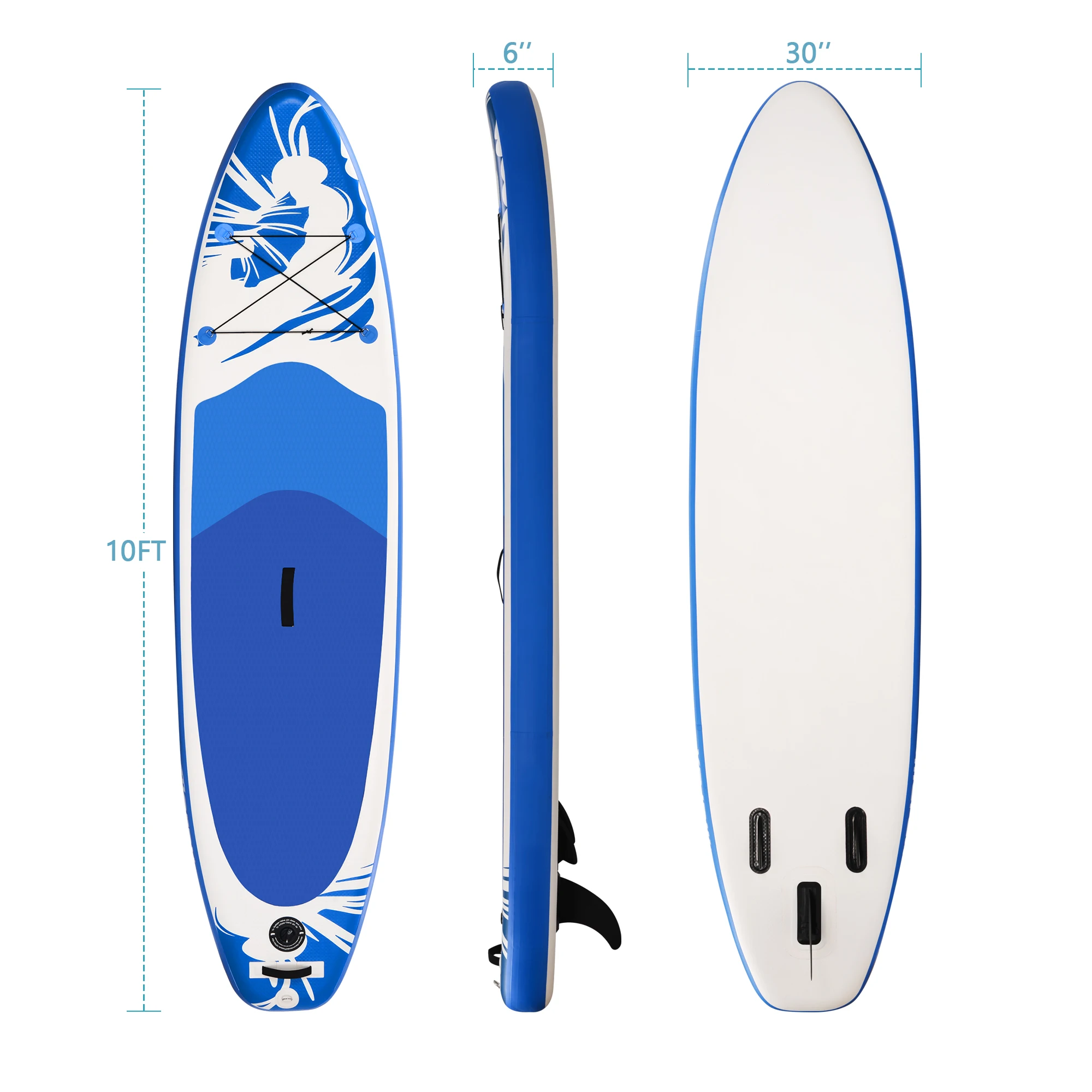 

Inflatable Stand Up Paddle Board, Ultra-Light SUP, Non-Slip Deck, Premium SUP Accessories, 10 "x 30" x 6 ", Youth Adult