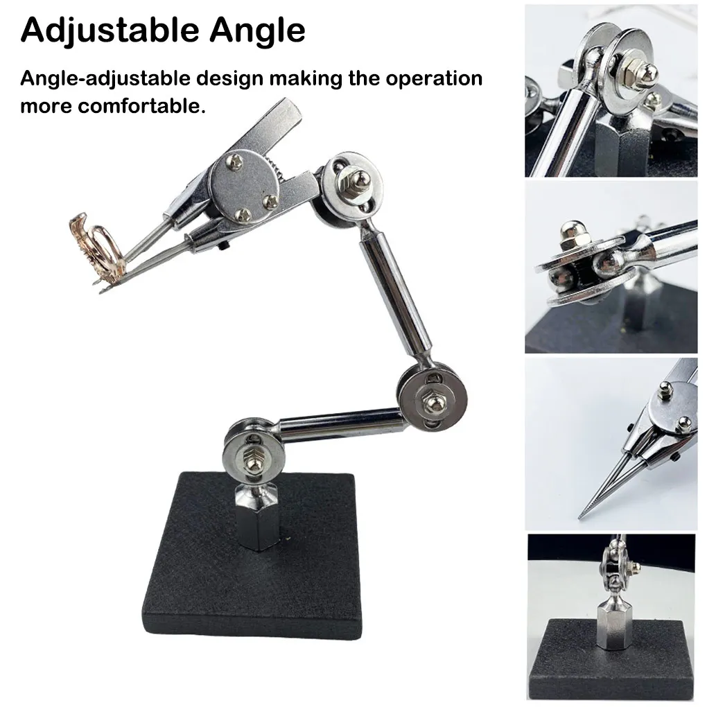 

Welding Fixture Adjustable Repair Table Soldering Clip Holders Kit Clamp Model Precision for Solder Third Helping