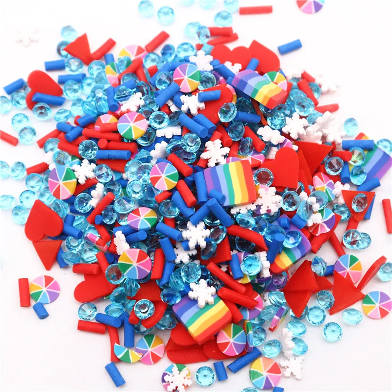 Polymer Clay 20g Flower Fruits Hot Soft Clay Slices for Nail Art