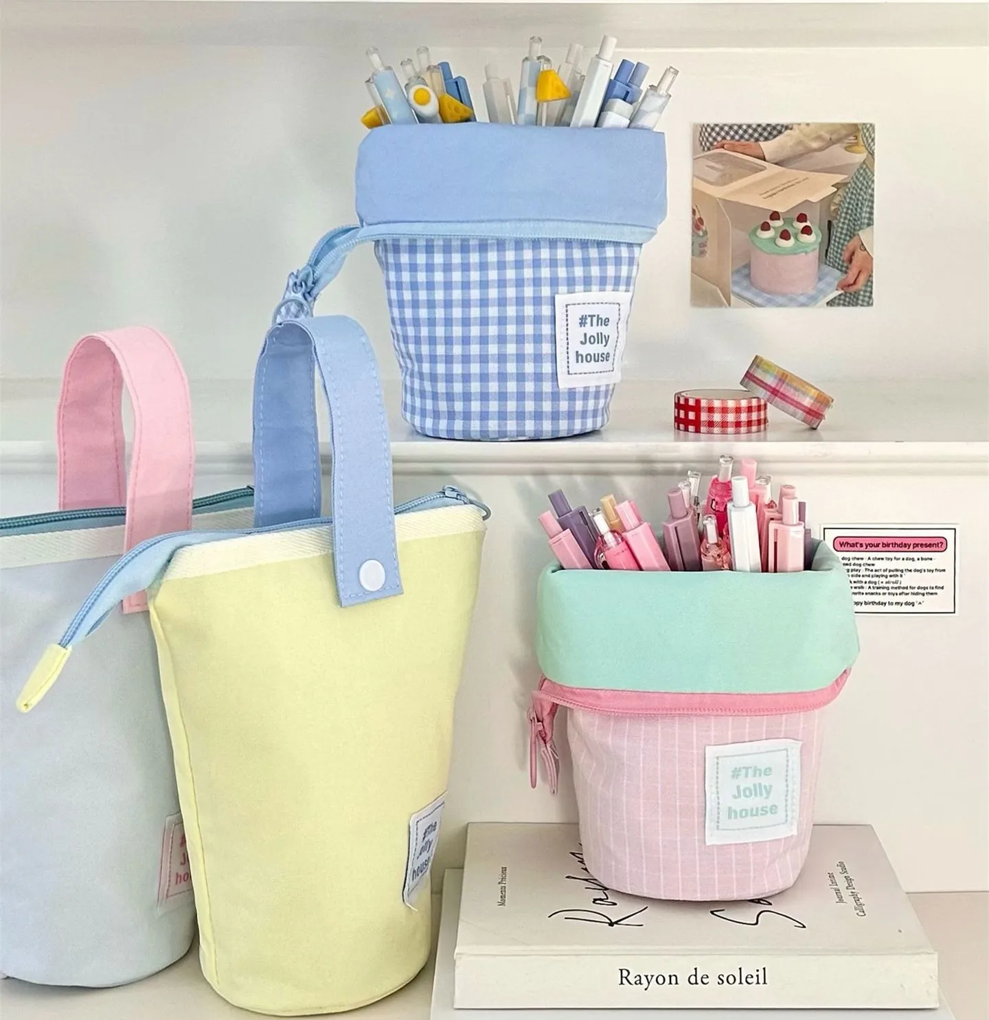 Stationery Organizer Capybara Pencil Case Stationery Storage Box Kawaii Big Capacity Pencil Case