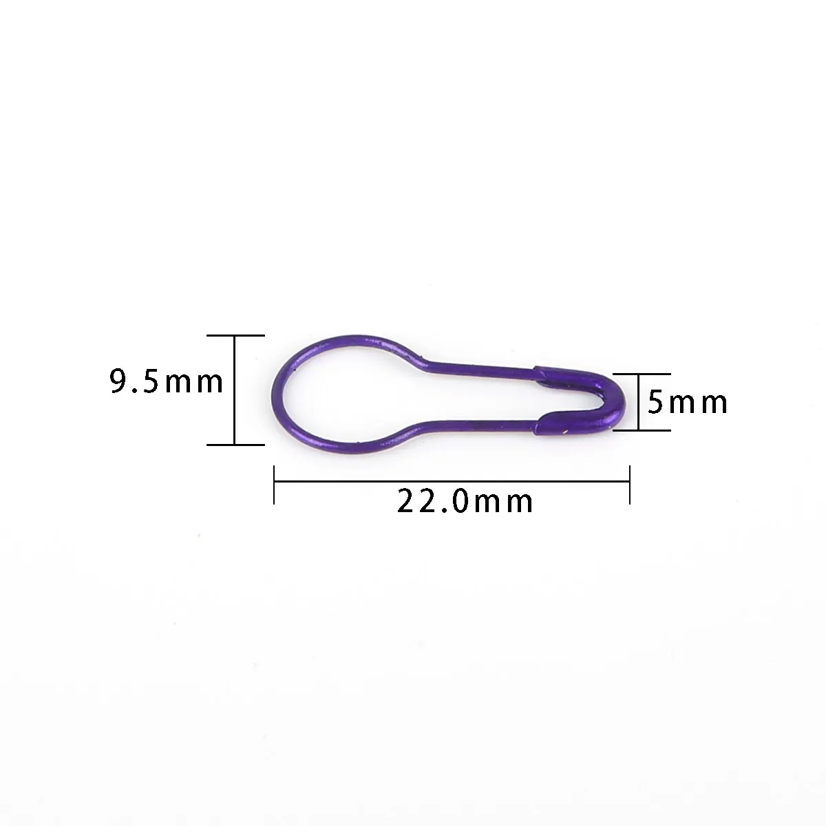 Sewing Pins Metal Pins 100Pcs Cucurbit Pear Shaped Metal Safety Pin