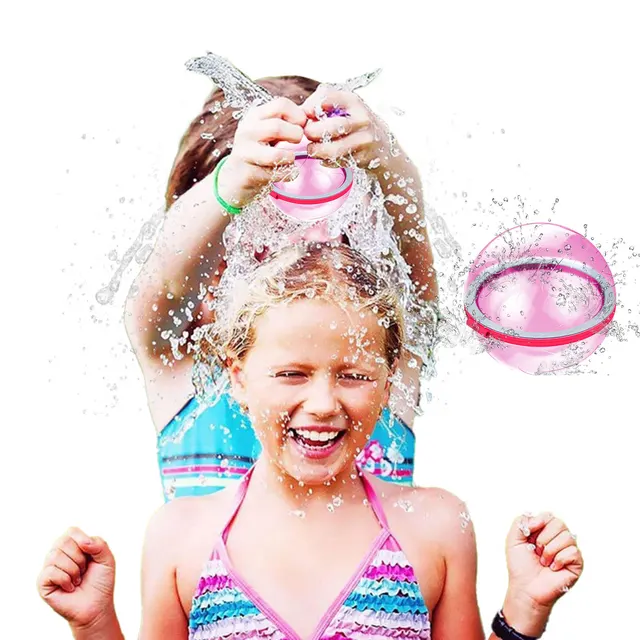 1/3/4/10PCS Water Bomb Splash Balls Reusable Water Balloons Absorbent Ball Water Fight Splash Ball Outdoor Pool Beach Play Toys 2