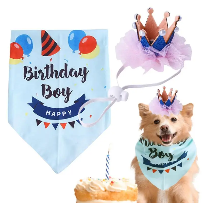 

Doggie Birthday Party Supplies Party Crown For Cat Pet Decor Felt And Polyester Fabrics Not Easy To Fade Features A Stretchy