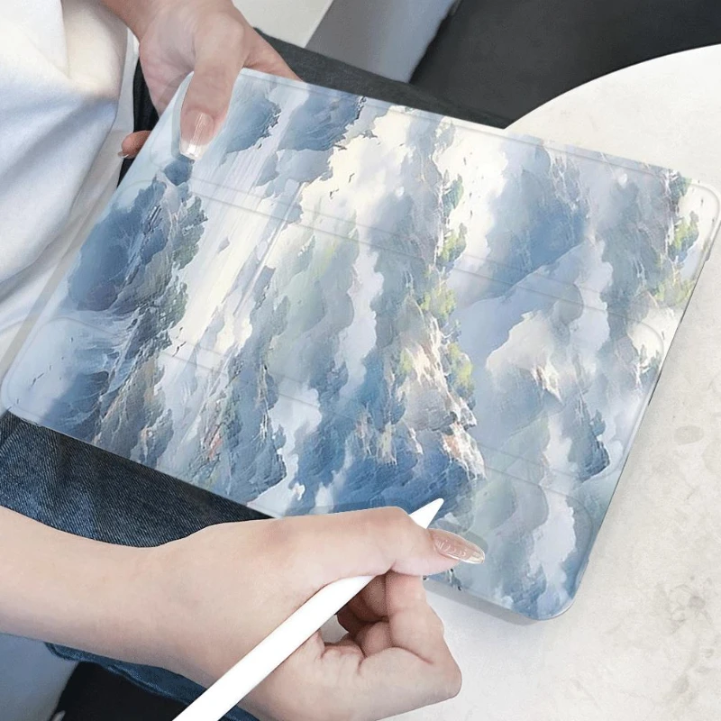 Landscape Painting Tablet Case Cover