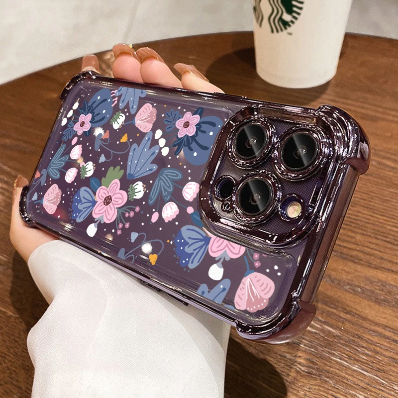 Clear Daisy Flower Phone Case - TPU Cover