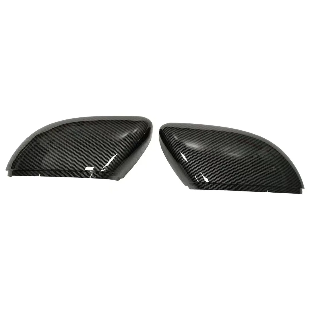 

ABS+ Wet Carbon Fiber Mirror Cover 08 09 10 11 12 For Volkswagen Golf 6 Gti R20 Gloss Black Replacement Style OEM/OX Horn Look