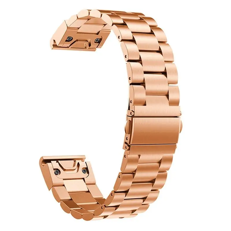 

HAODEE Stainless steel Wrist Band Strap For Garmin Fenix 6X 6S 6 5X 5 5S Plus 3HR 935 945 Easyfit Quick Release Metal Watch