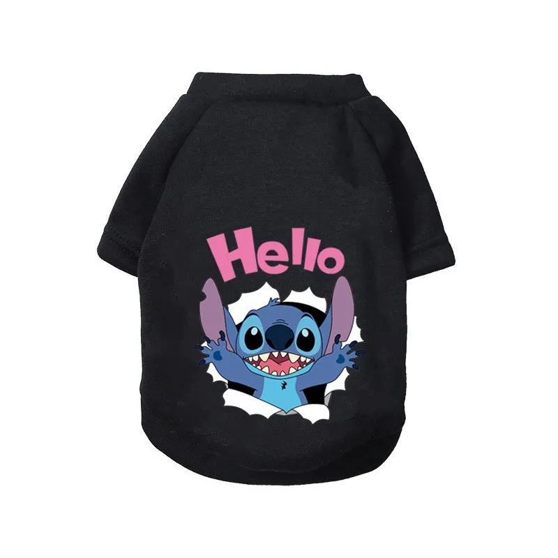 Disney Stitch Dog Clothes Winter Warm Pet Clothes Cotton Pets Clothing for Small Medium Dogs French Bulldog Chihuahua Costume
