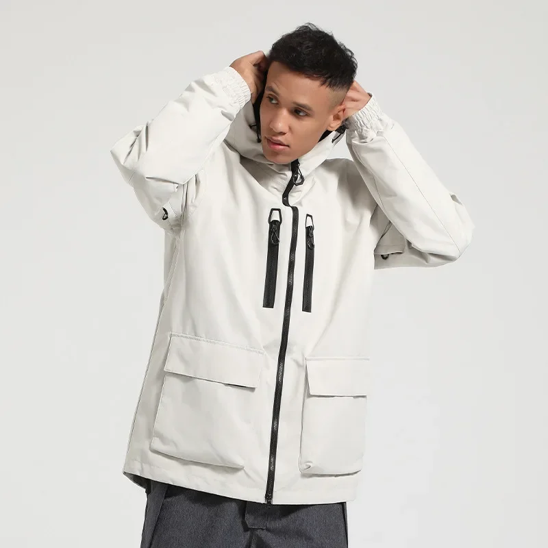 Couple Loose Skiing Jackets Snowboard Tops Thickened Warm Clothes Outdoor Sport Waterproof Jackets Winter New Snow Coats