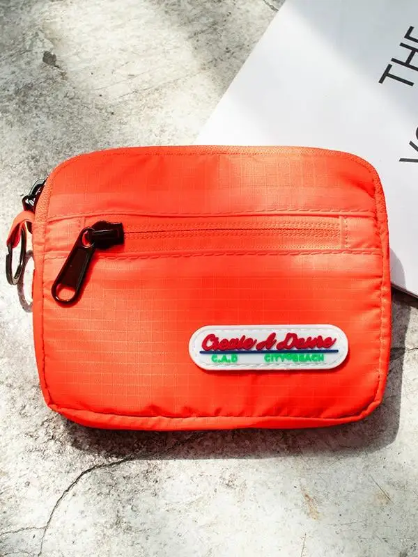 New Multi-Functional Nylon Fabric Men's Coin Purse Key Card Wallet Crossbody Driving License Women's Small Wallet