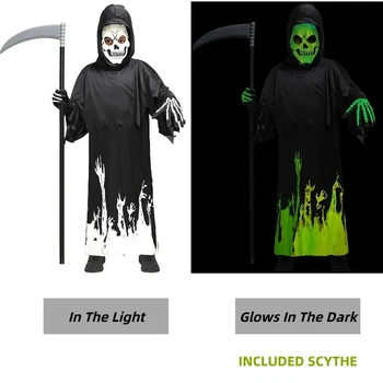Kids Grim Reaper Costume 1
