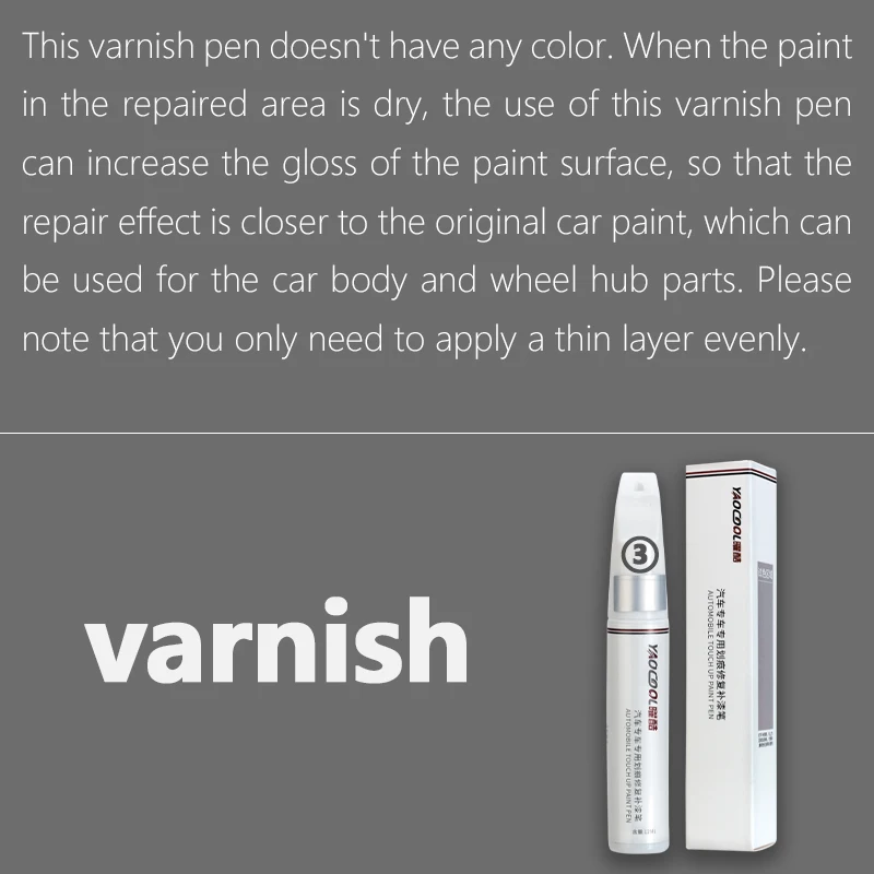 Mazda Series Paint Pen for Mazda 3, CX3, CX4, CX5, Mazda 6 Pearl-White/Platinum Steel Gray - Touch Repair Pen - Paint Repair Wax 2
