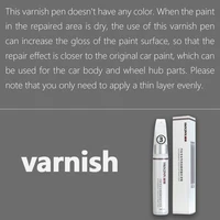 Mazda Series Paint Pen for Mazda 3, CX3, CX4, CX5, Mazda 6 Pearl-White/Platinum Steel Gray - Touch Repair Pen - Paint Repair Wax 2