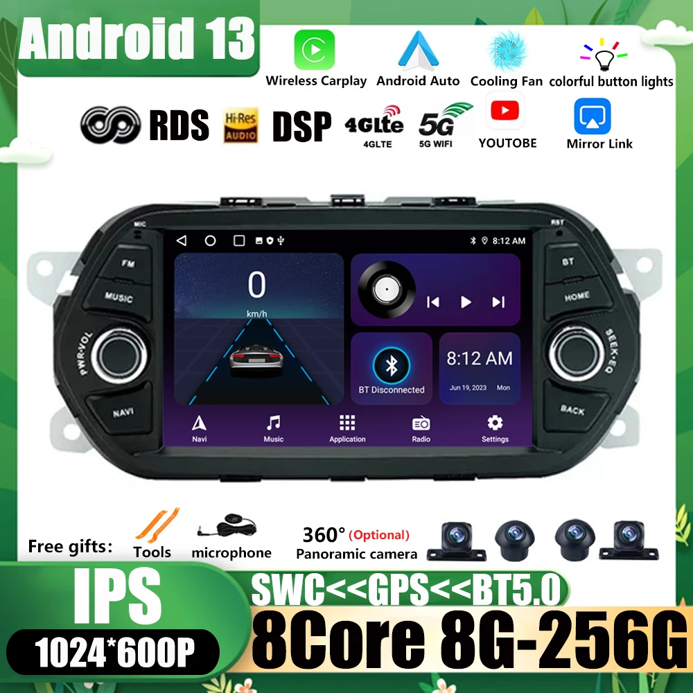 Ohradio Android 15 Autoradio Für Fiat Tipo Egea - 7 Zoll Touchscreen Mit CarPlay Android Auto