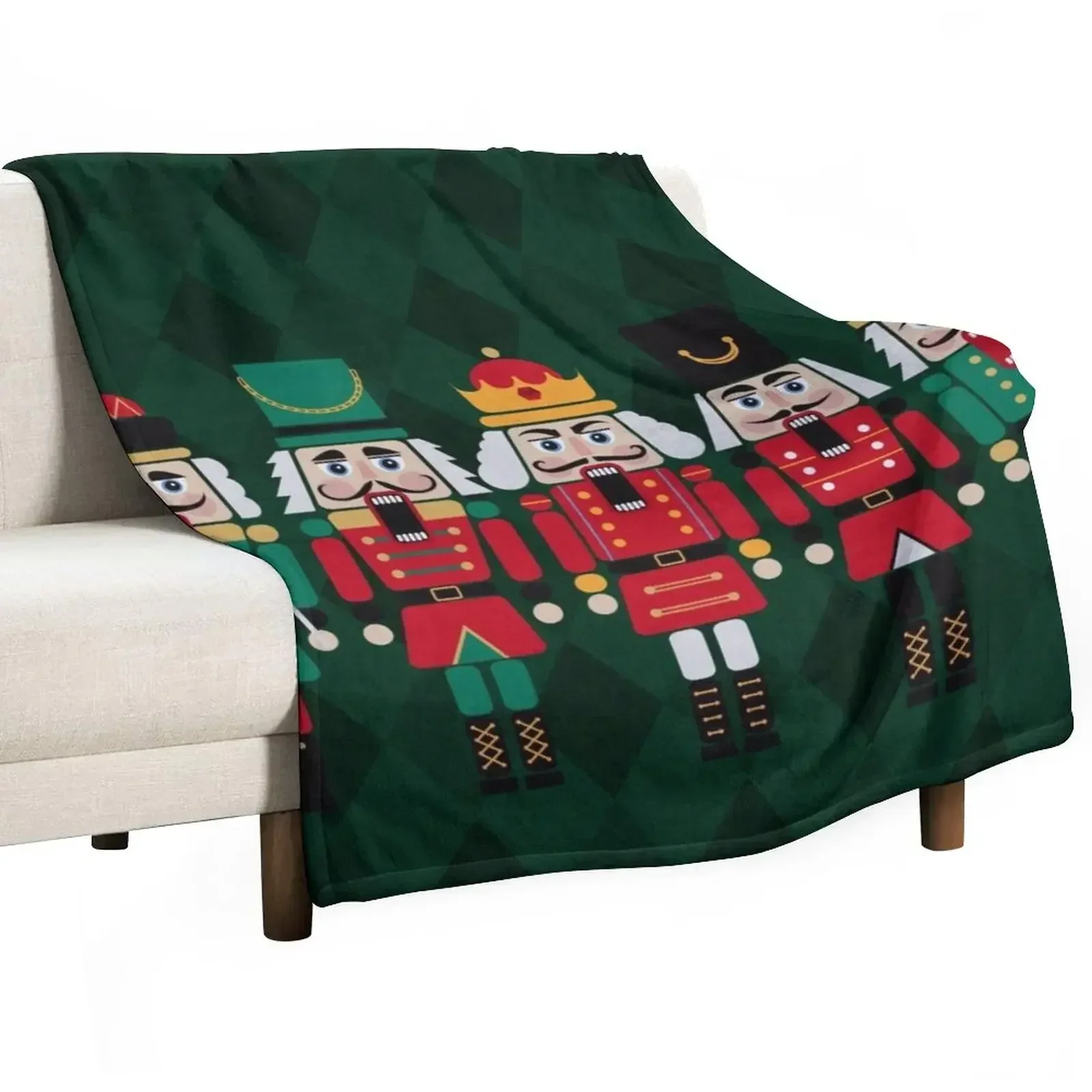 

The Nutcrackers Throw Blanket for sofa warm for winter Blankets Sofas Of Decoration Stuffeds Blankets