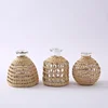 Glasses Rattan Vases,Flower Nordic Style Modern Decorative Vases Desktop Decor Vase for Home Living Room Decor Room Decoration 3
