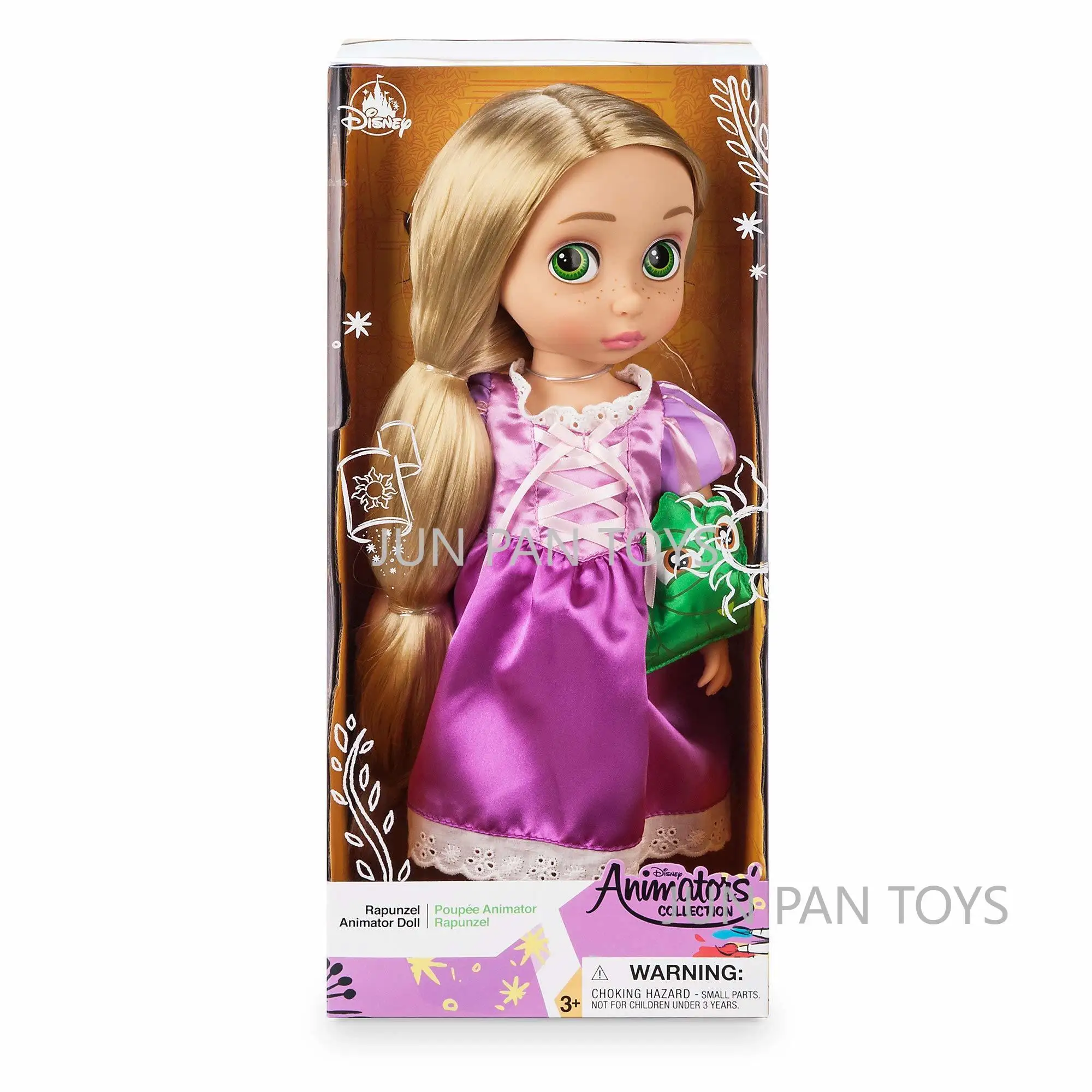 thumbnail image 1 of Muñeca original de la colección de princesas Disney Animators, Elsa, 40 cm, Blancanieves, Anna, Bella, Ariel, figura de anime, modelo de muñeca animadora, juguetes, 1 of 5