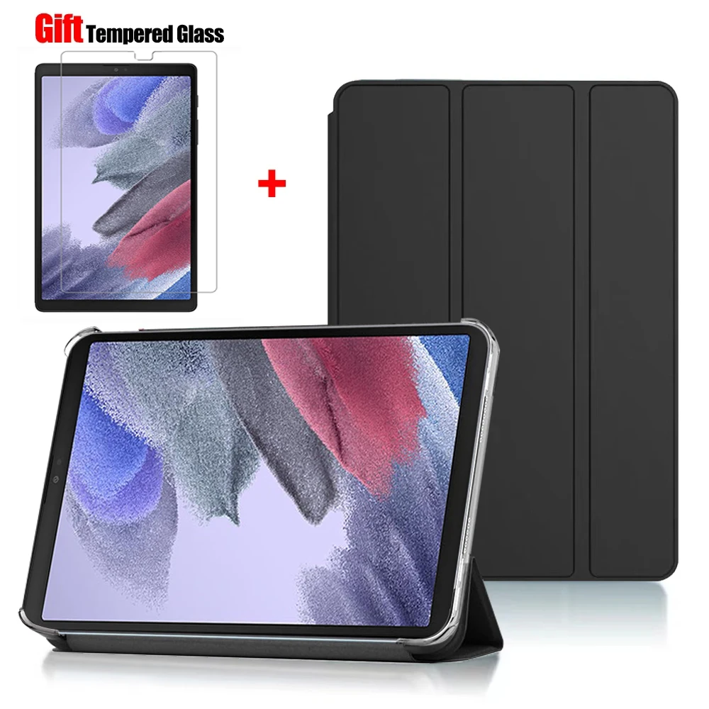 Slim Case For Samsung Galaxy Tab A7 Lite 8.7'' SM-T220 SM-T225 Flip Tablet Cover Tri-Fold Stand Smart Folio Shell tablet case