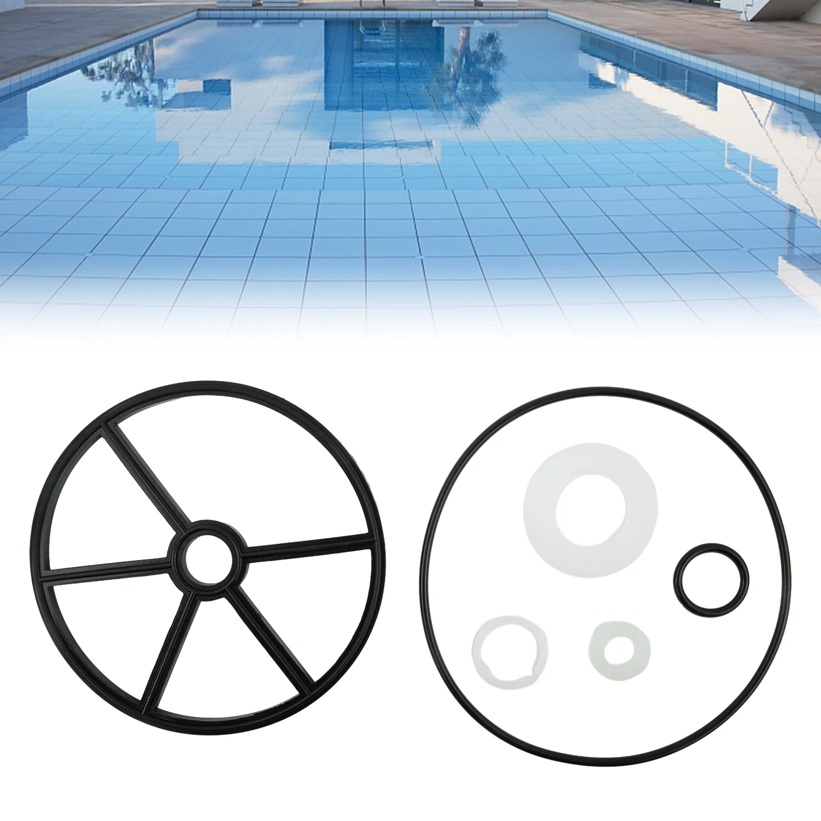 Vario-Flo Pool Filterventil Ersatz-Set Für Hayward – Komplett-Set Mit Dichtungen Und O-Ringen