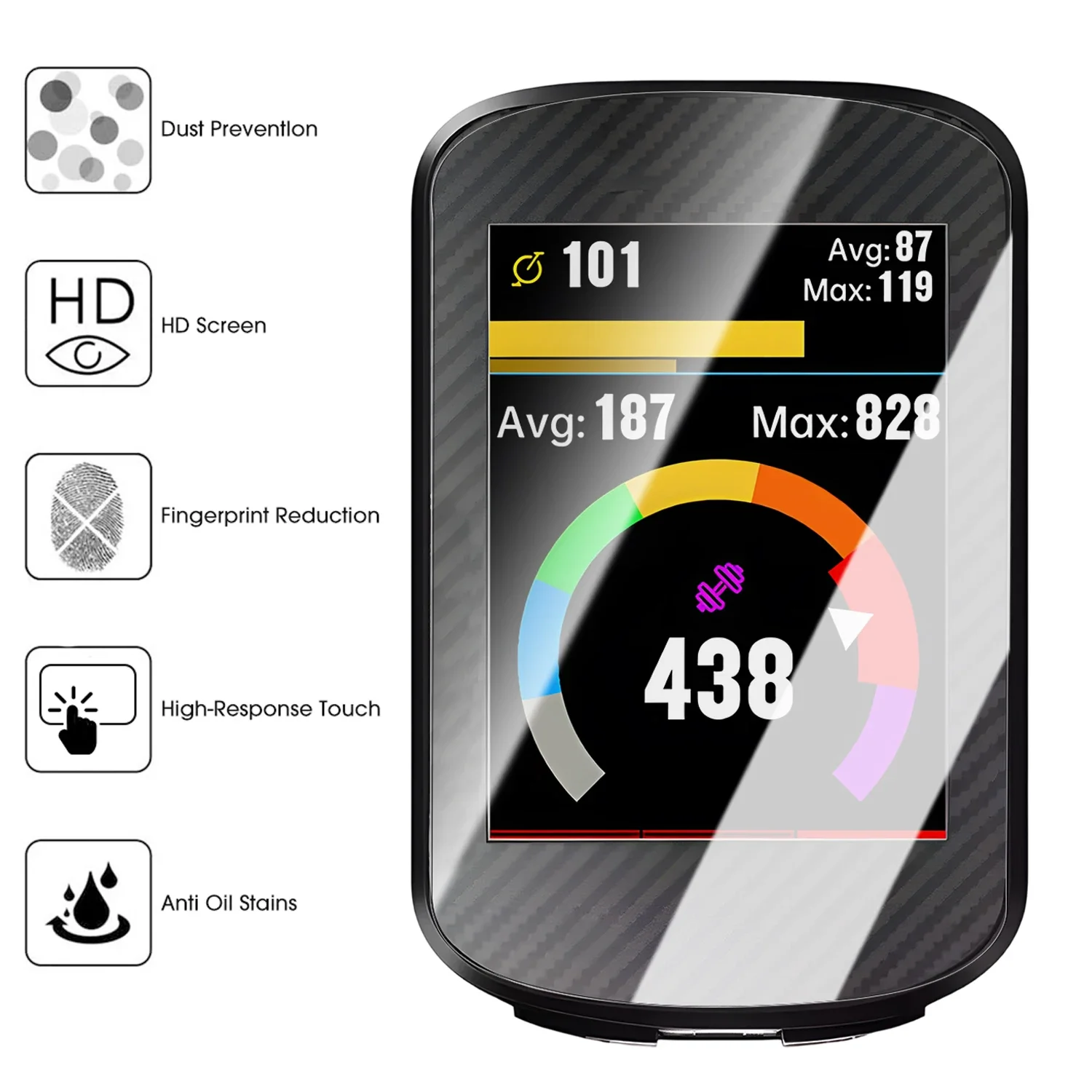 for IGPSPORT BSC 300 300T 200 200S 100 100S Tempered Glass Screen Protector HD Protective Film Cover for IGPSPORT BiNavi BSC 300