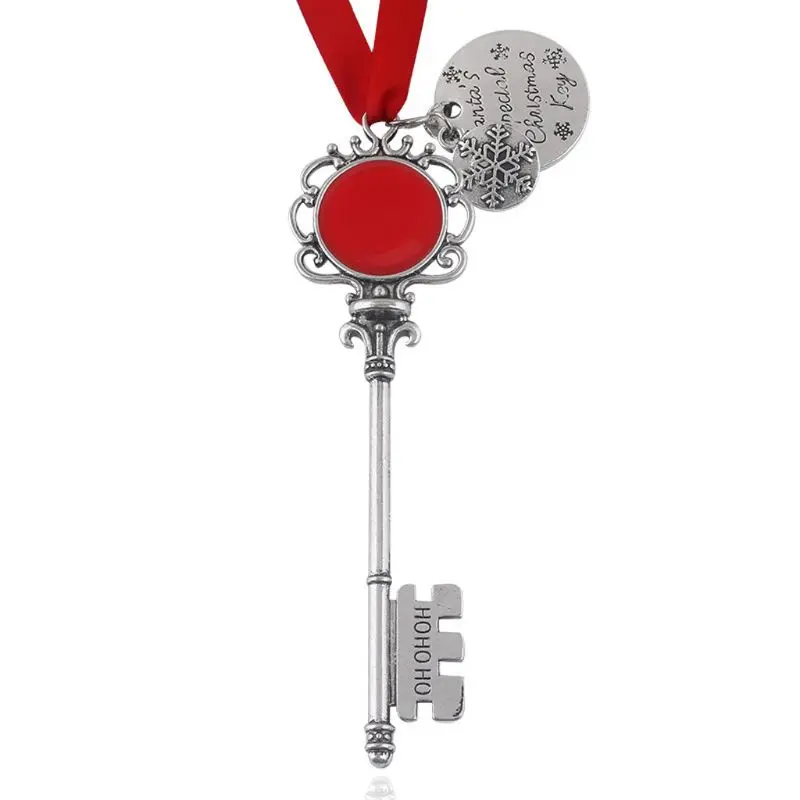 

Рождественская дверь Санта-Клауса для украшения ключа Lucky Hanging Pendant Decor Car Keyc