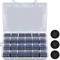 168 Pieces 46mm Coin Capsules with Foam Gasket and Plastic Storage Organizer Box, 6 Sizes (20/25/27/30/38/46mm)Coin Collection 1