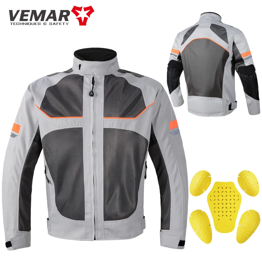 Motorcycle Jacket Motorcycle Clothing Summer Motorcycle Jacket Men's Motocross Jacket Motorcyclist Protective Gear Coat Racing Reflective Oxford Clothing M-5XL