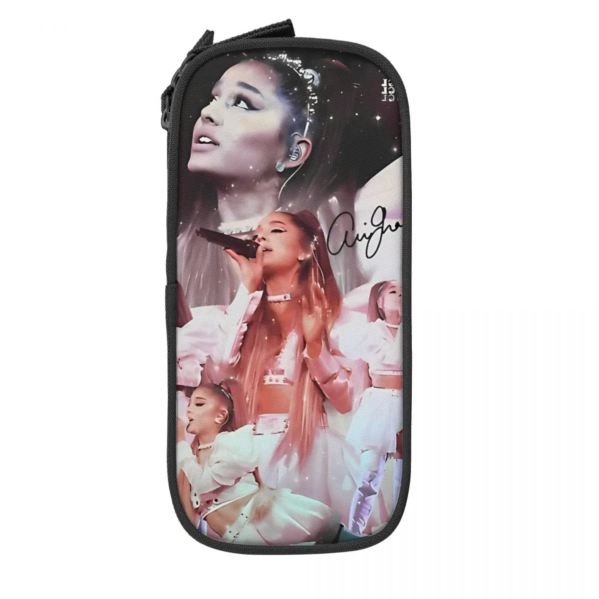 Vintage Pop Music R&B Pencil Case Classic Arianas Grandes Pen Holder Bag Girl Boy Big Capacity School Supplies Gift Pencil Box