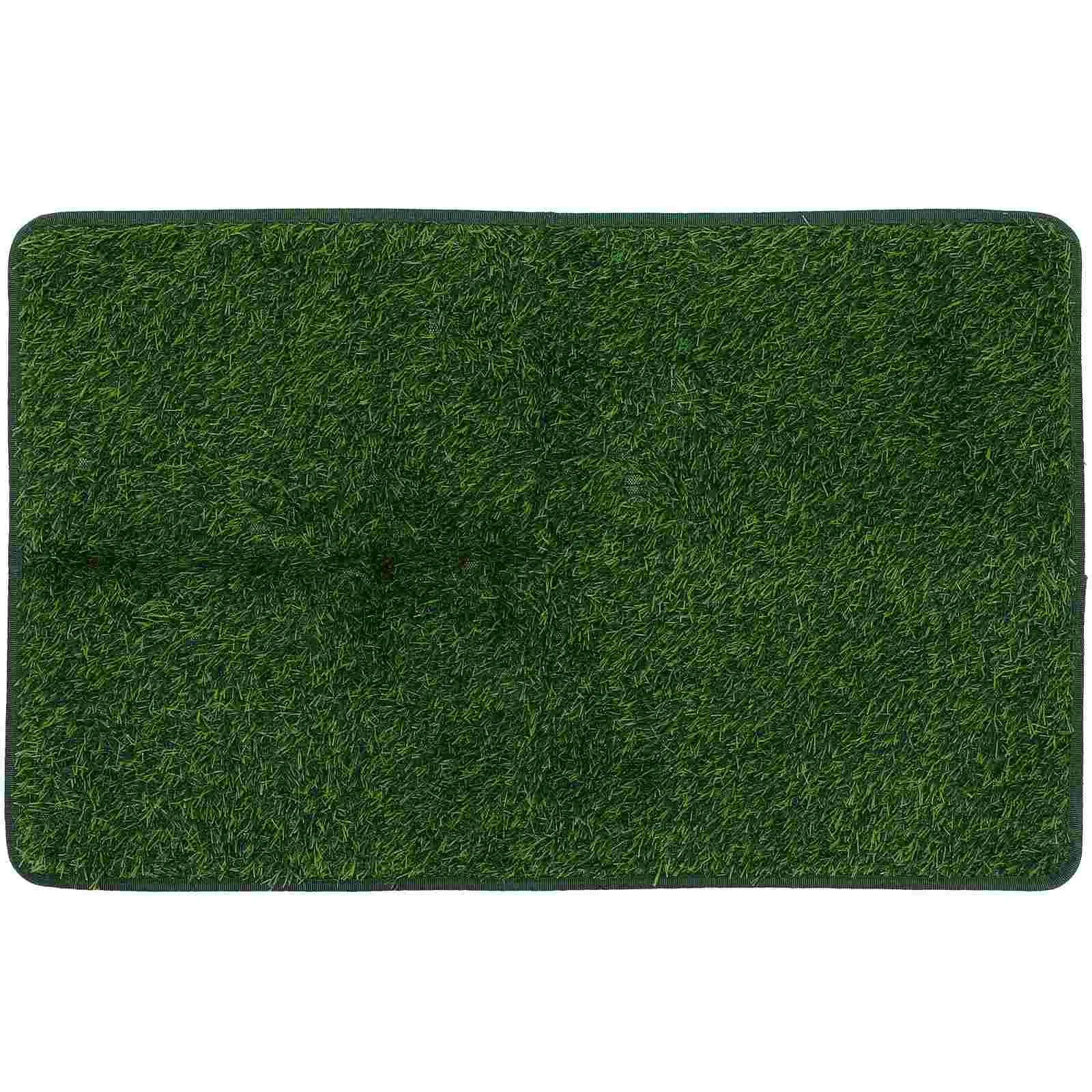 

Popetpop Turf Grass Dog Pad Washable Pet Pee Pads Artificial Patch Potty Training Mat Reusable Incontinence Bed Absorbing Pets