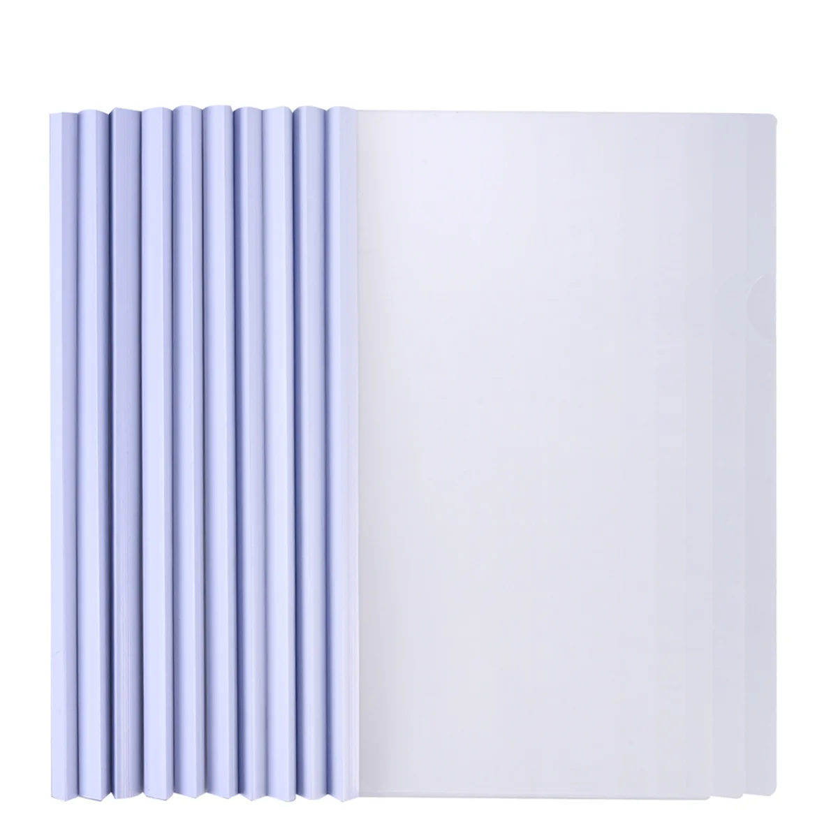 

10 Pcs Folders for School Paper Cover Files Organizer Simple Manager Sliding Bar Holder Report Covers