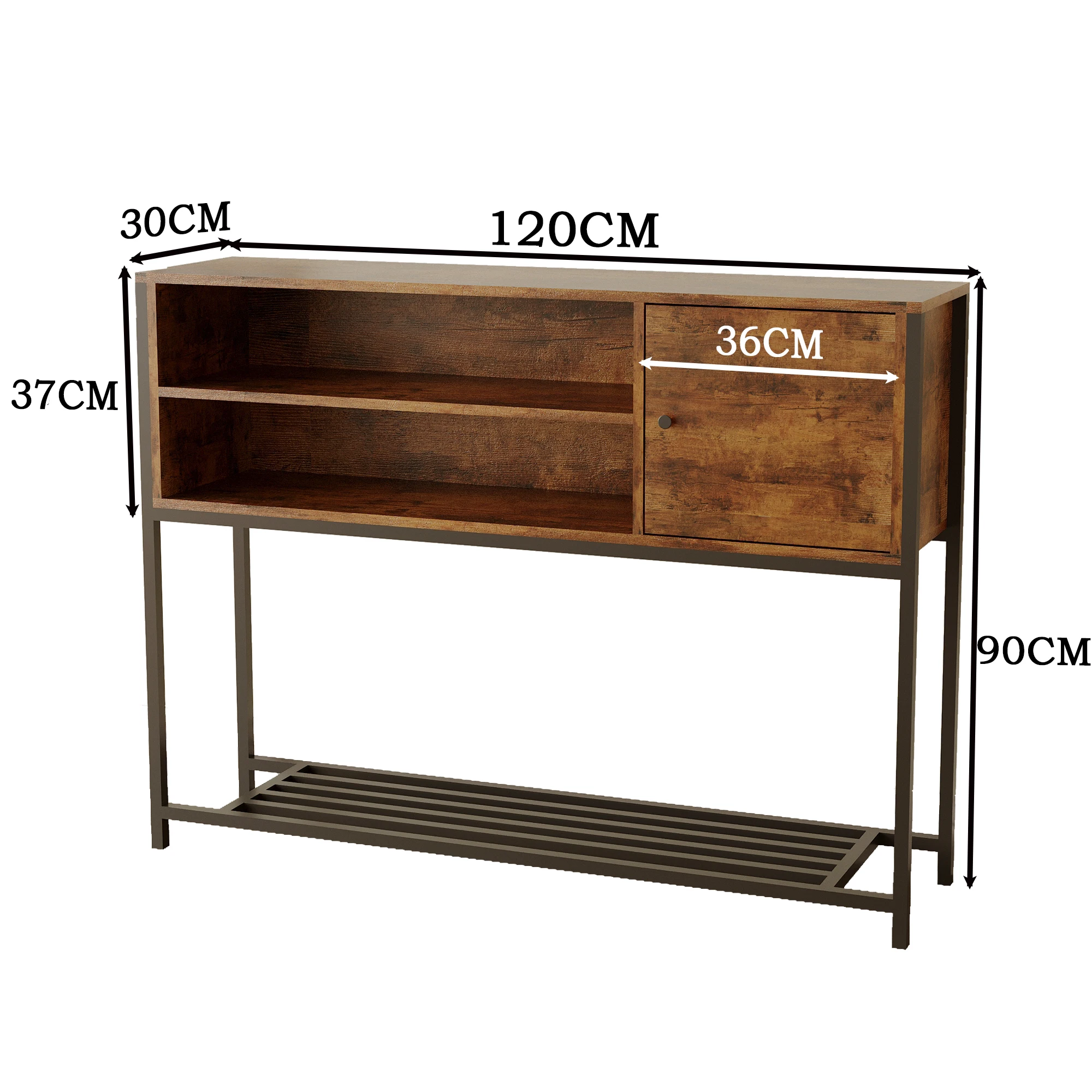 AnneFish خزانة ركن القهوة 3 طبقات المطبخ طاولة ركن...