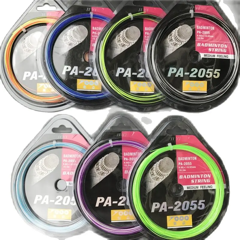 1Pc Topo Pa-2055 Arcobaleno Badminton Stringhe Colorate Badminton String, Colori Assortiti, Tenstion 22-27 Lbs