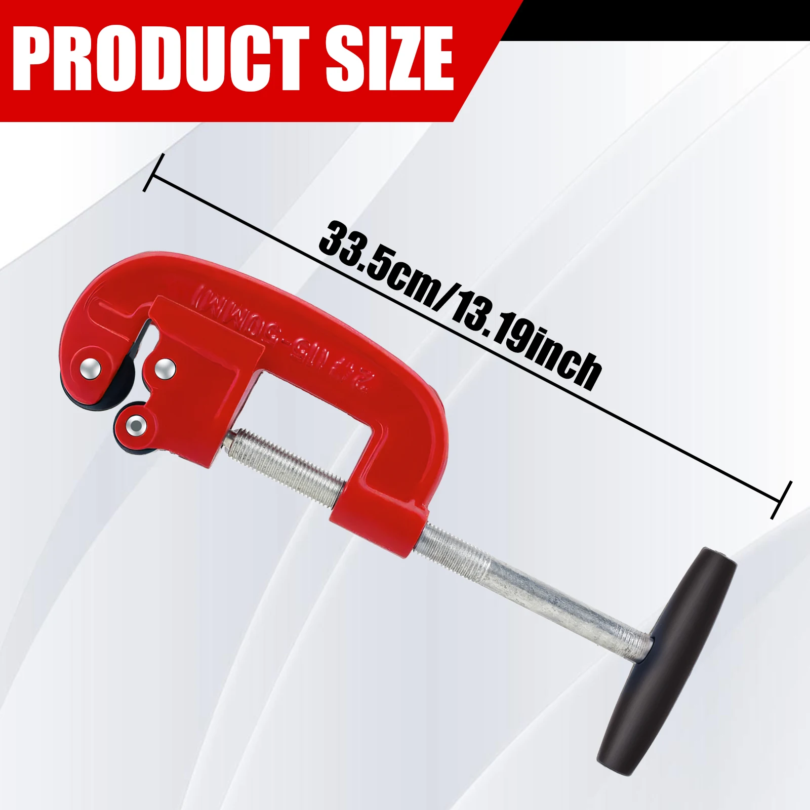 Pipe Cutter Tool Metal Tube Cutter Heavy Duty Tubing Cutting with Blade Precise Plumber Pipe Cutting Tools for Pipeline Repair