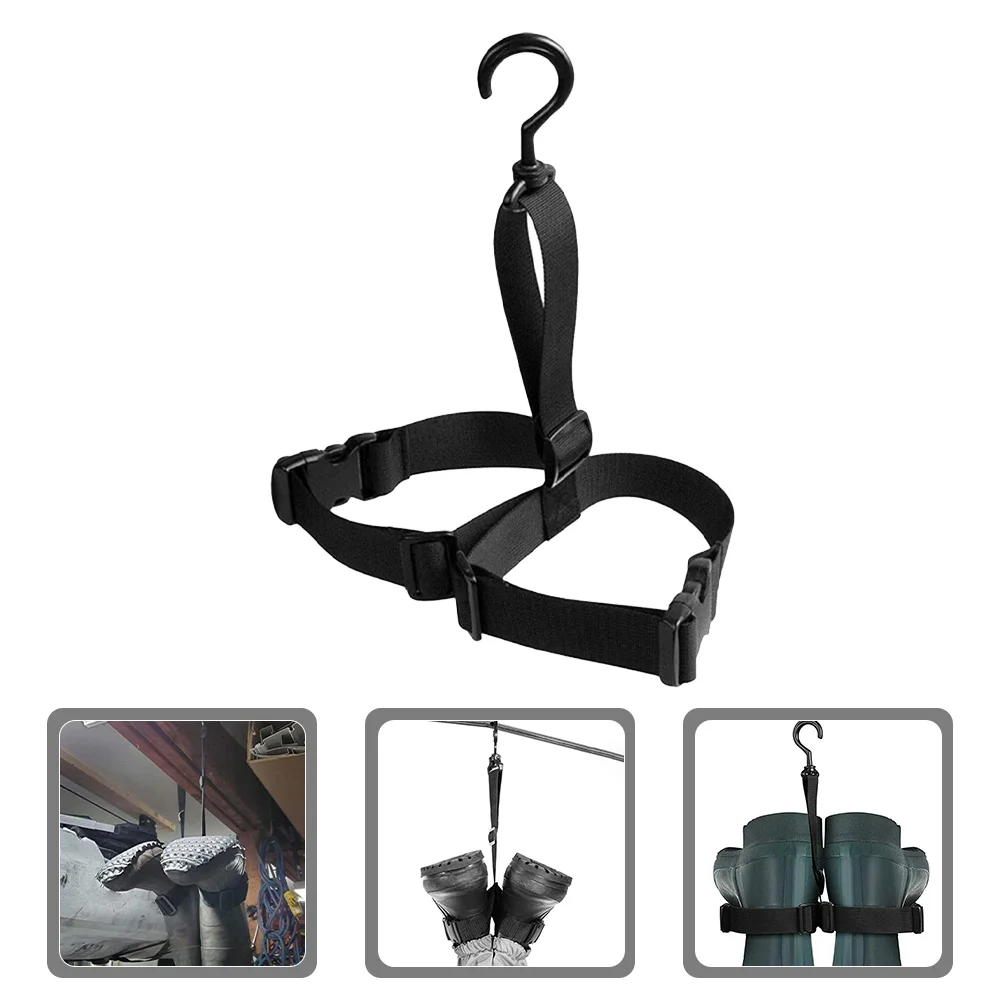 

Shoe Rack Adjustable Strap Fishing Boot Drying Portable Hanging Outdoor Nylon Hanger Wader Hangers