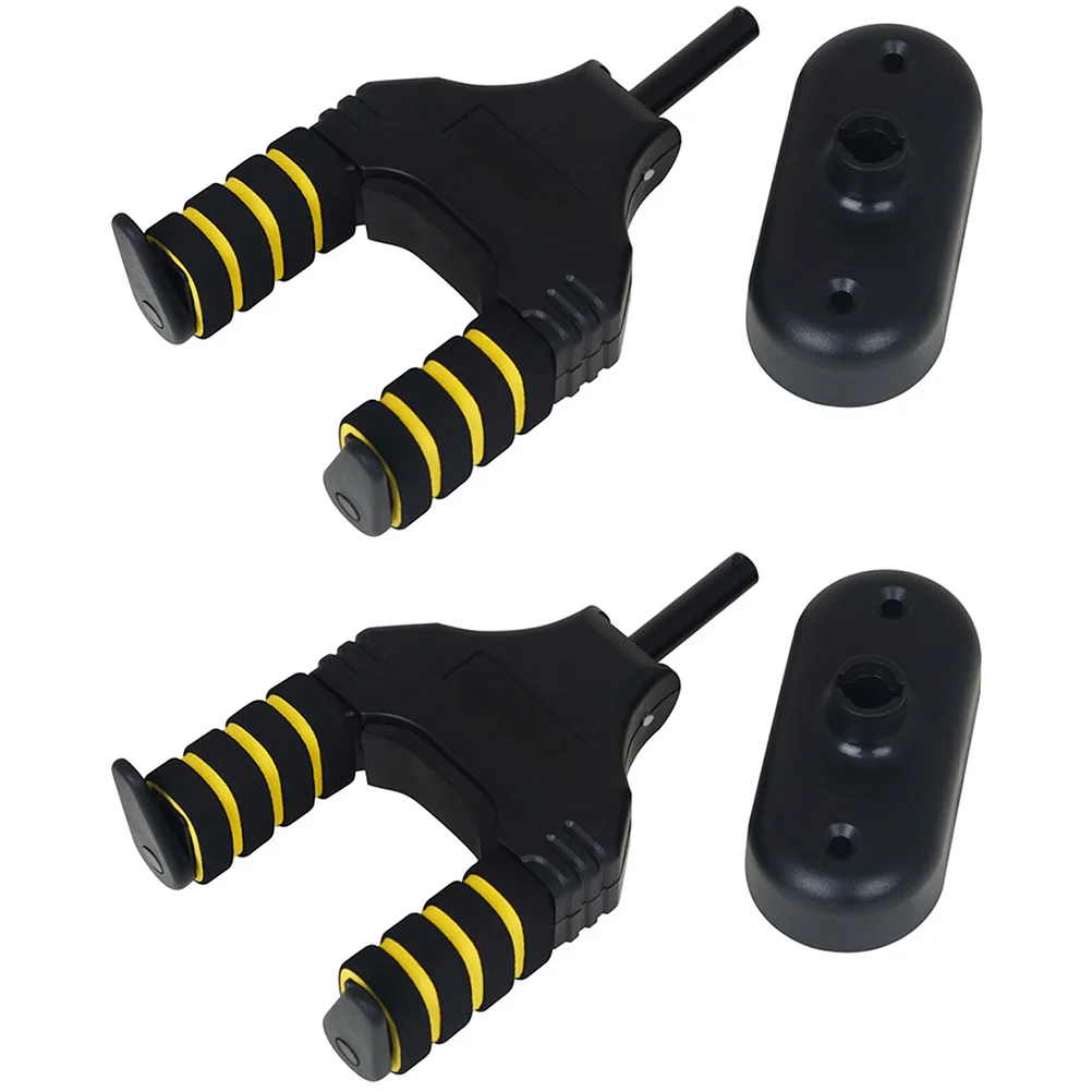 

2 Sets Guitar Wall Hangers Acoustic Accessories Mount for Children Electric Ukulele Hook up Holder