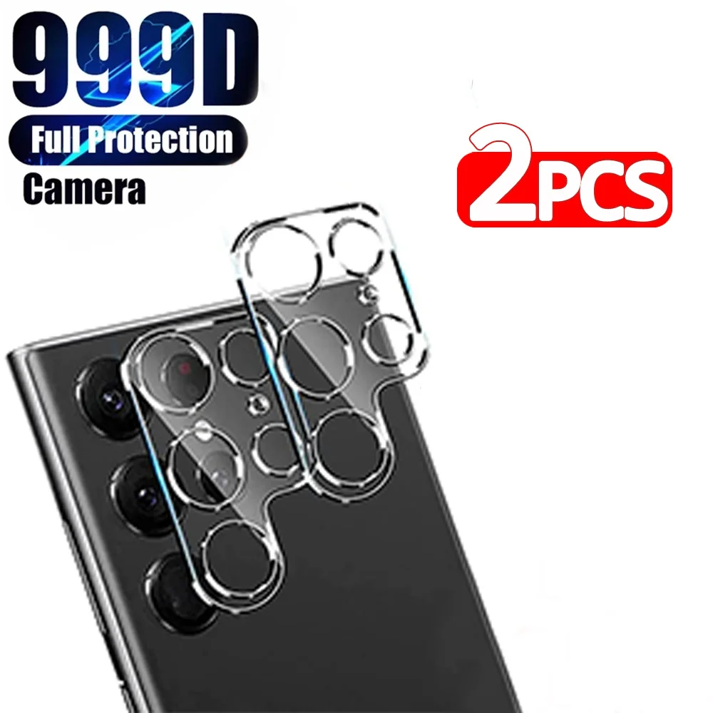 2 Pz 3D Curvo Obiettivo Della Fotocamera Posteriore Vetro Protettivo Per Samsung Galaxy S23 Ultra S 23 Plus 5G Copriobiettivo Sumsung S 23 Ultra S23Ul