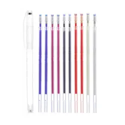 10-Piece Set of High Temperature Disappearing Ink Fabric and Leather Markers (Mixed color 10pcs)