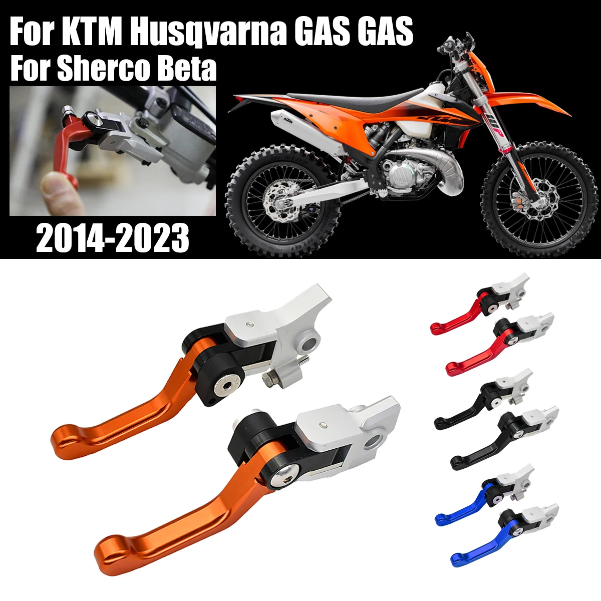 NEW Motorcycle CNC Clutch Brake Lever For KTM 125 150 250 300 350 450 500 EXC EXC-F SX SX-F XC XC-F XCF-W TPI 2014-