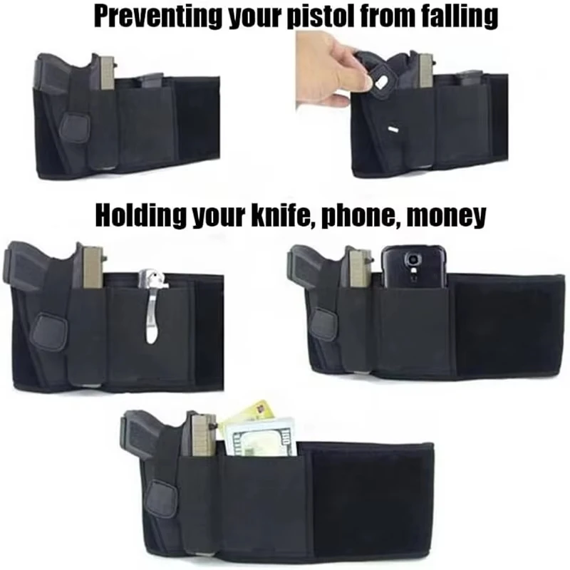 Outdoor Hunting Concealed Carry Elastic Waistband Holster